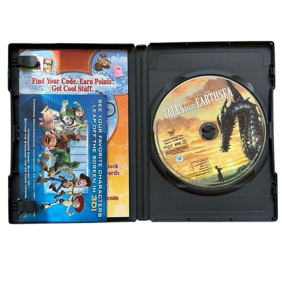 Studio Ghibli Tales from Earthsea DVD Disney Anime Fantasy Movie Excellent - Picture 5 of 6